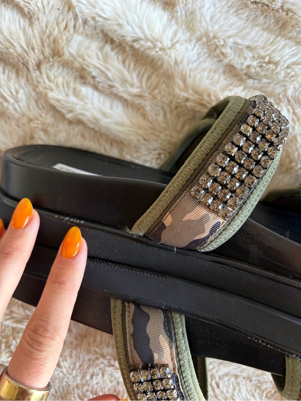 Chelsea & Violet Rhinestone Slides - Picture 7 of 9